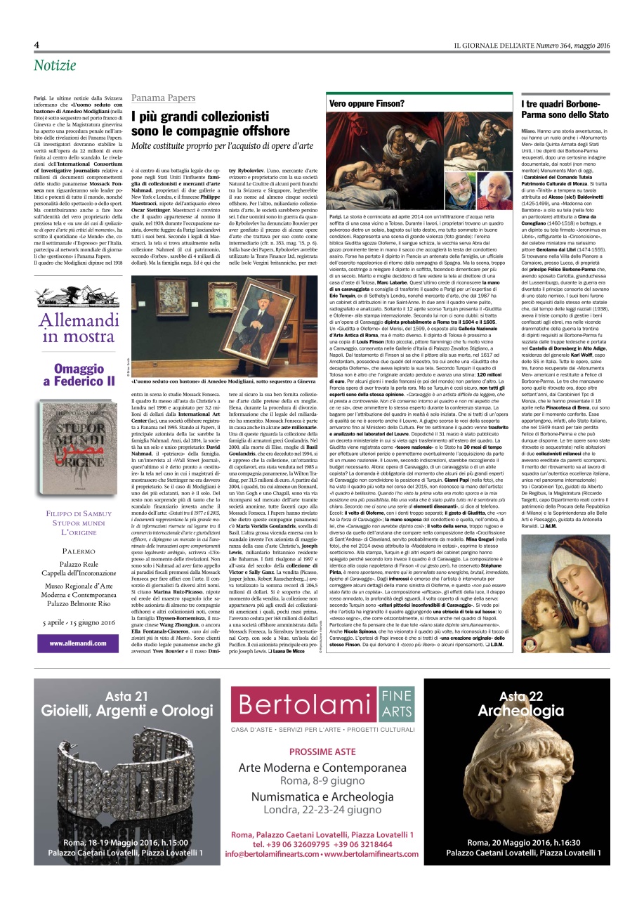 Il Giornale Dell’Arte Preview Pages