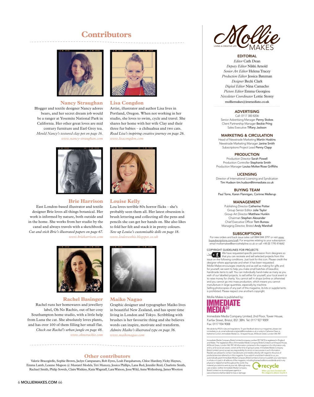 Mollie magazine Preview Pages