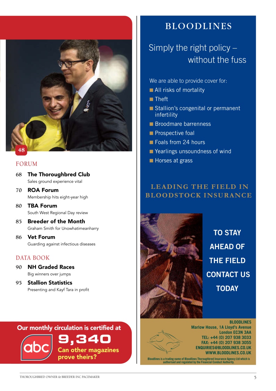 The Owner Breeder Preview Pages