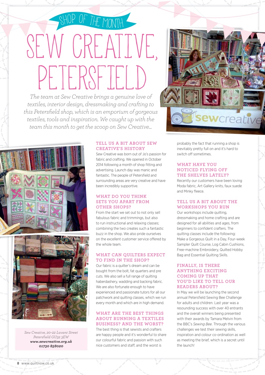 Quilt Now Preview Pages