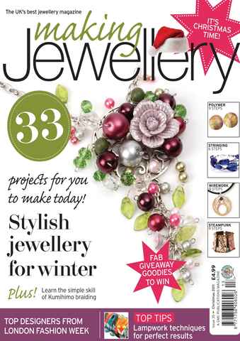 Making Jewellery issue Christmas 2011