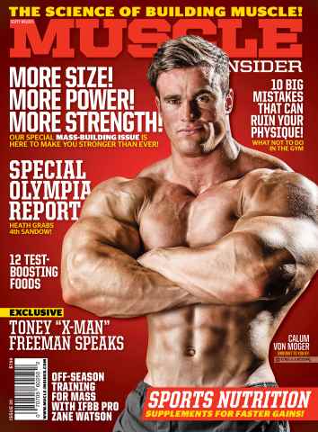 Muscle Insider Magazine issue Dec/Jan 2014
