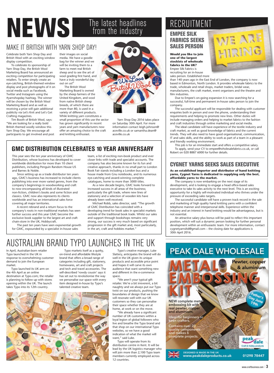 Craft Business Preview Pages