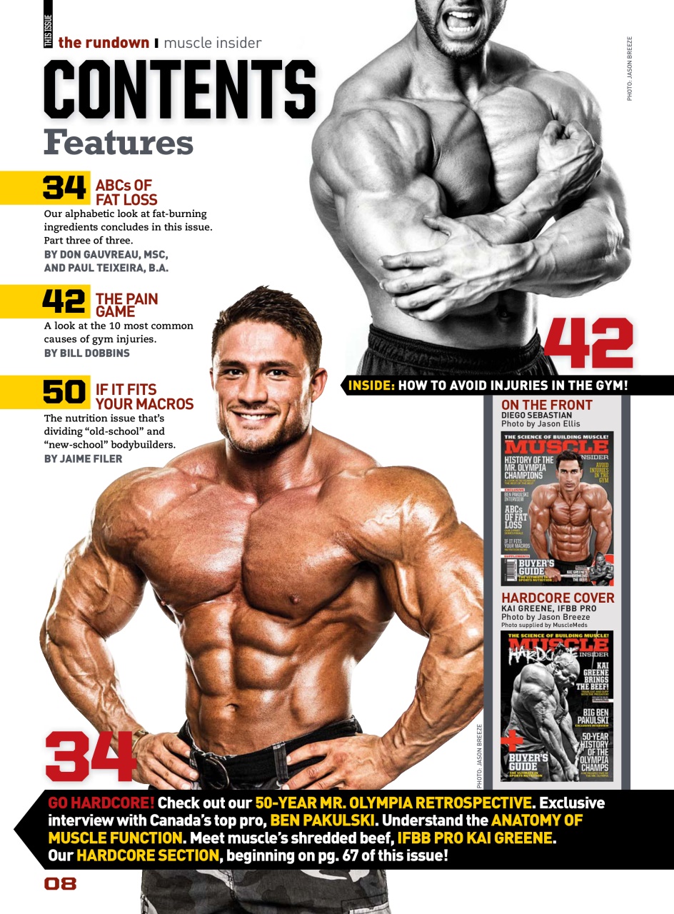 Muscle Insider Magazine Preview Pages