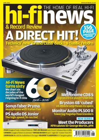 Hi-Fi News issue June 2016