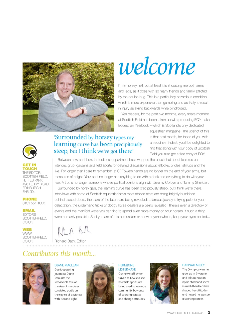 Scottish Field Preview Pages