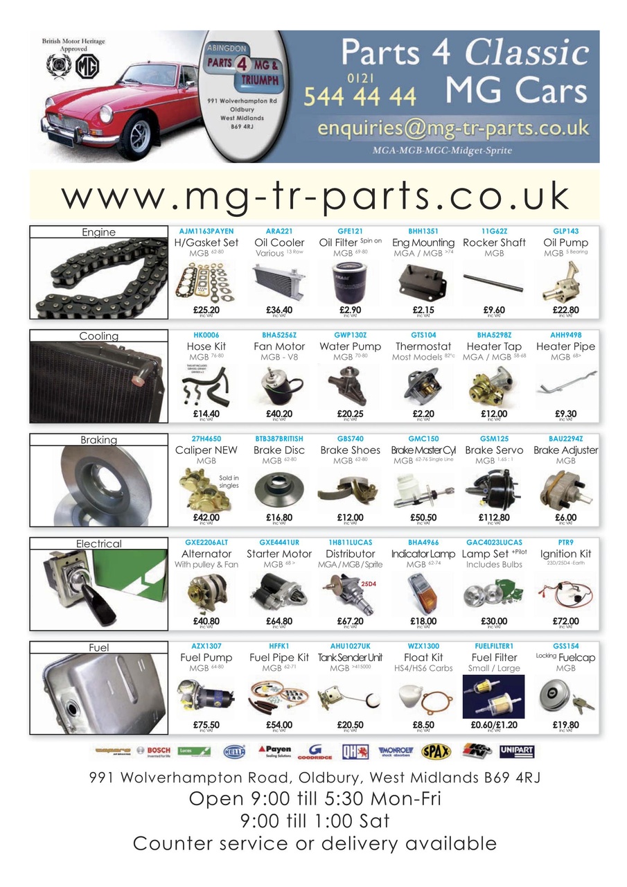 MG Enthusiast Preview Pages