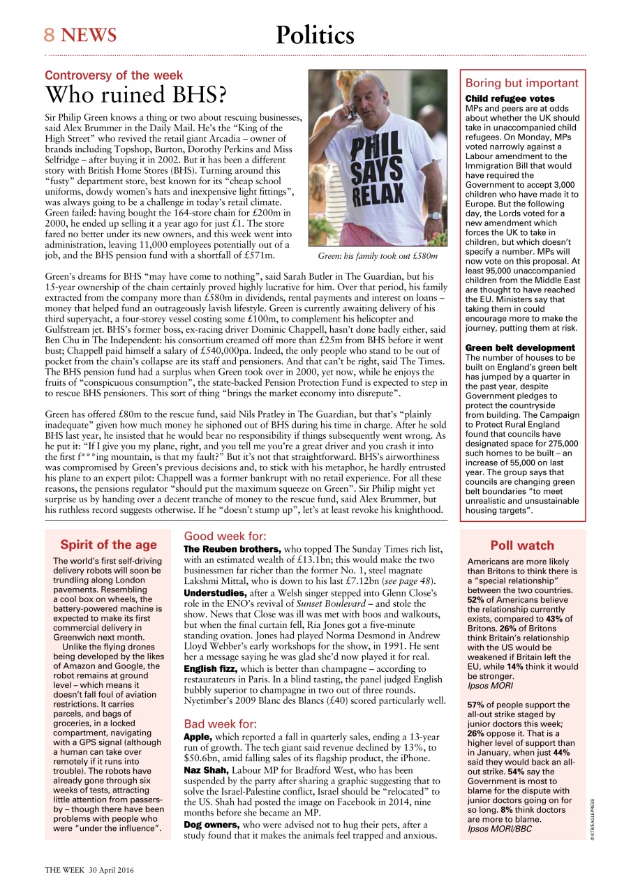 The Week Preview Pages