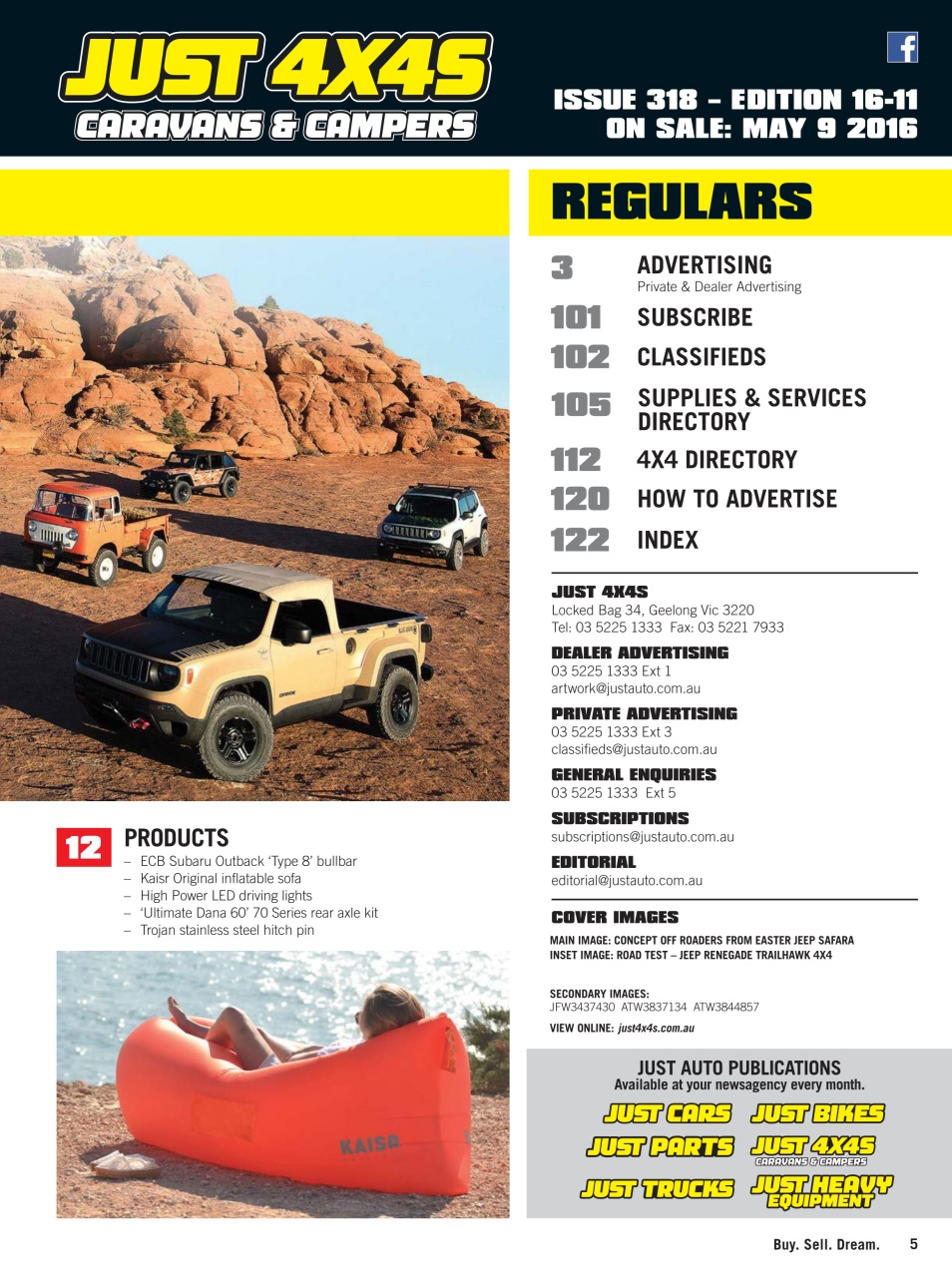 JUST 4X4S Preview Pages