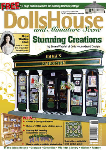Dolls House and Miniature Scene issue DHMS October 11 (Iss 208)
