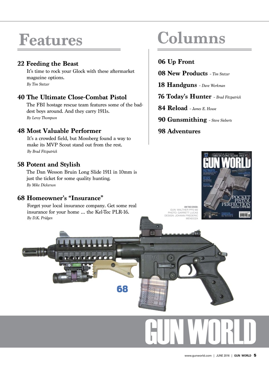Gun World Preview Pages