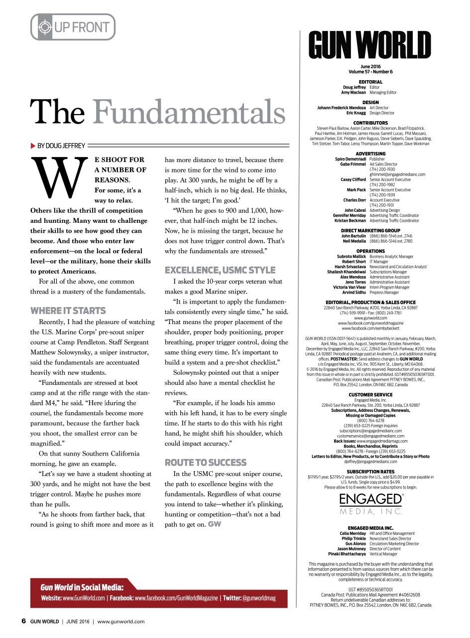 Gun World Preview Pages