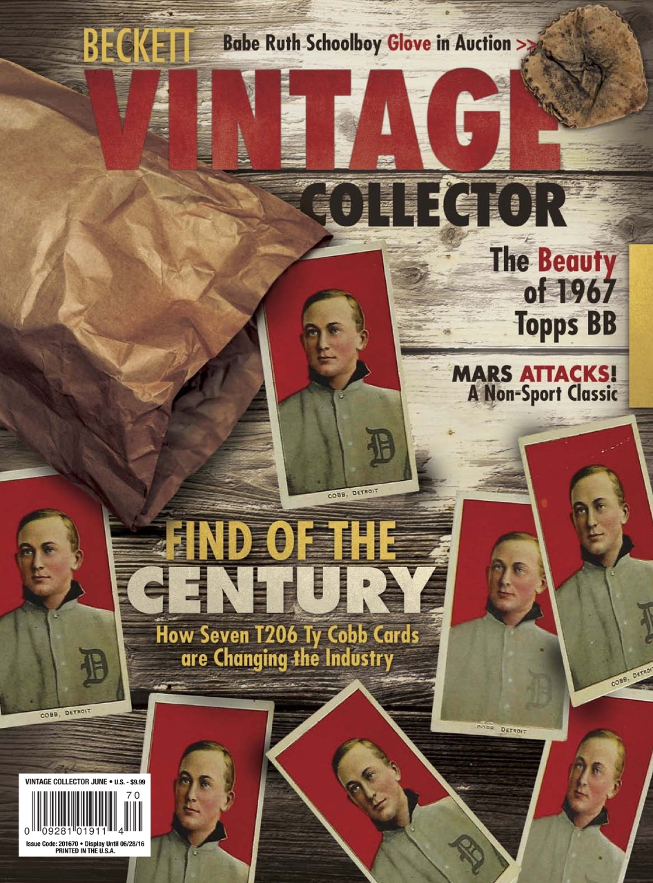 Beckett Vintage Collector Magazine Preview Pages