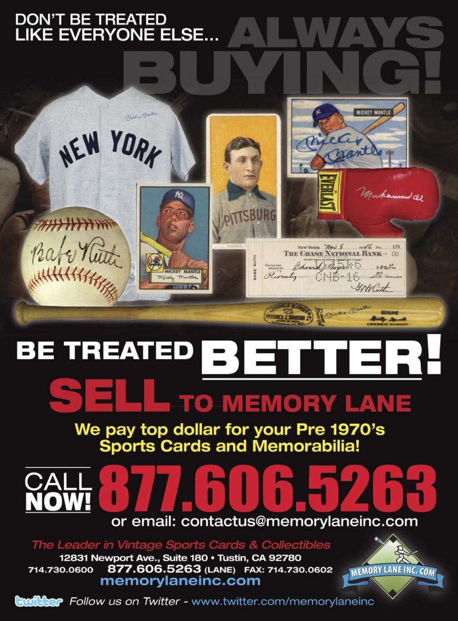 Beckett Vintage Collector Magazine Preview Pages