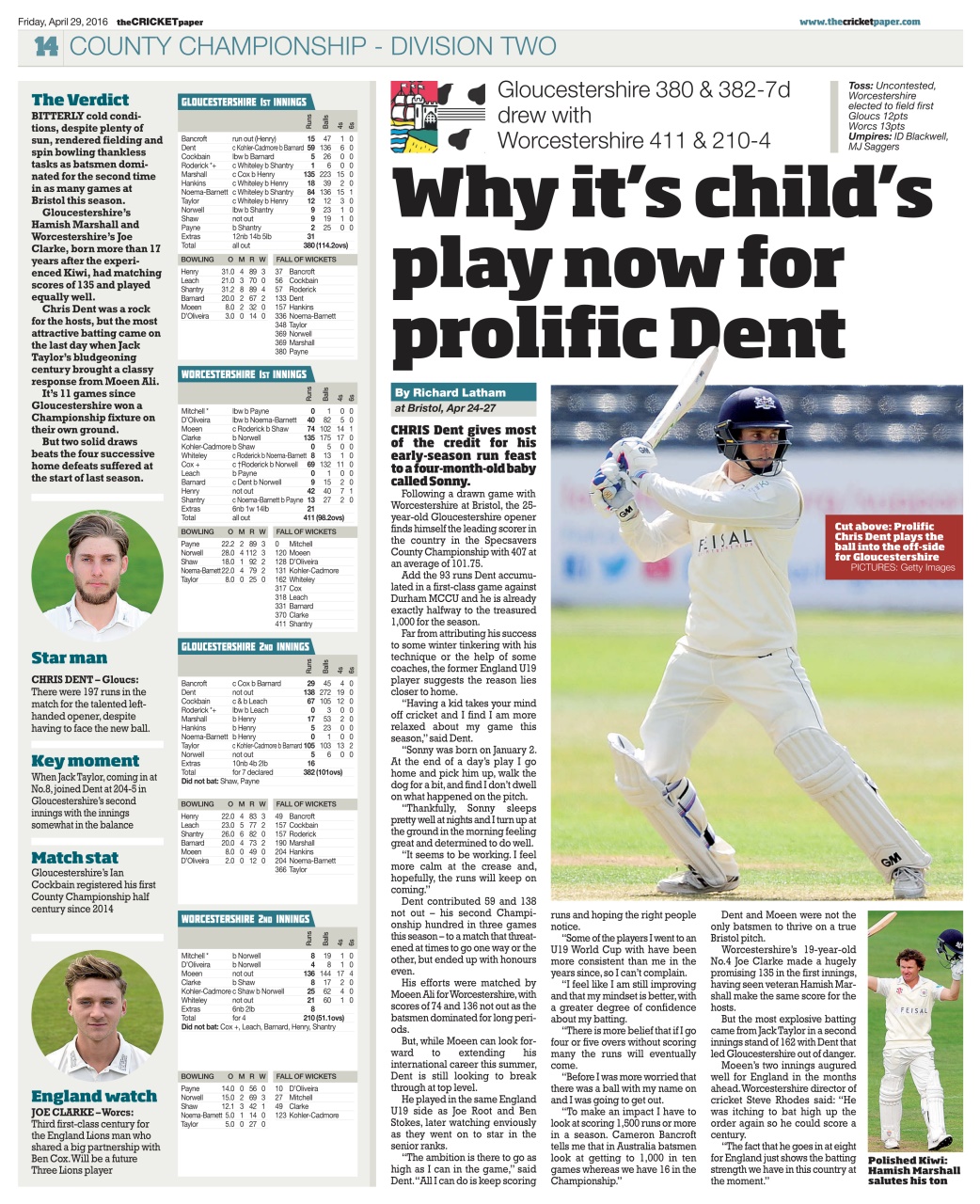 The Cricket Paper Preview Pages