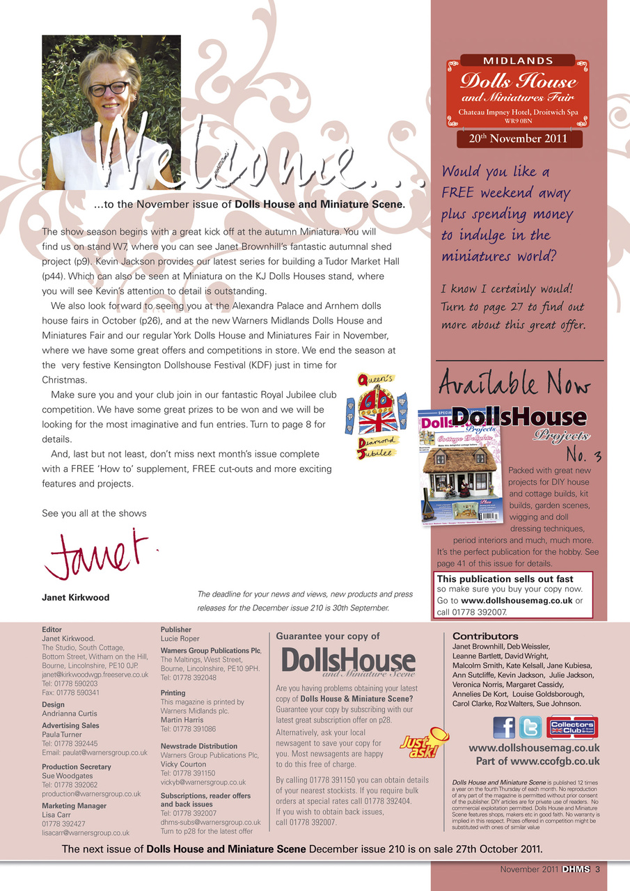Dolls House and Miniature Scene Preview Pages