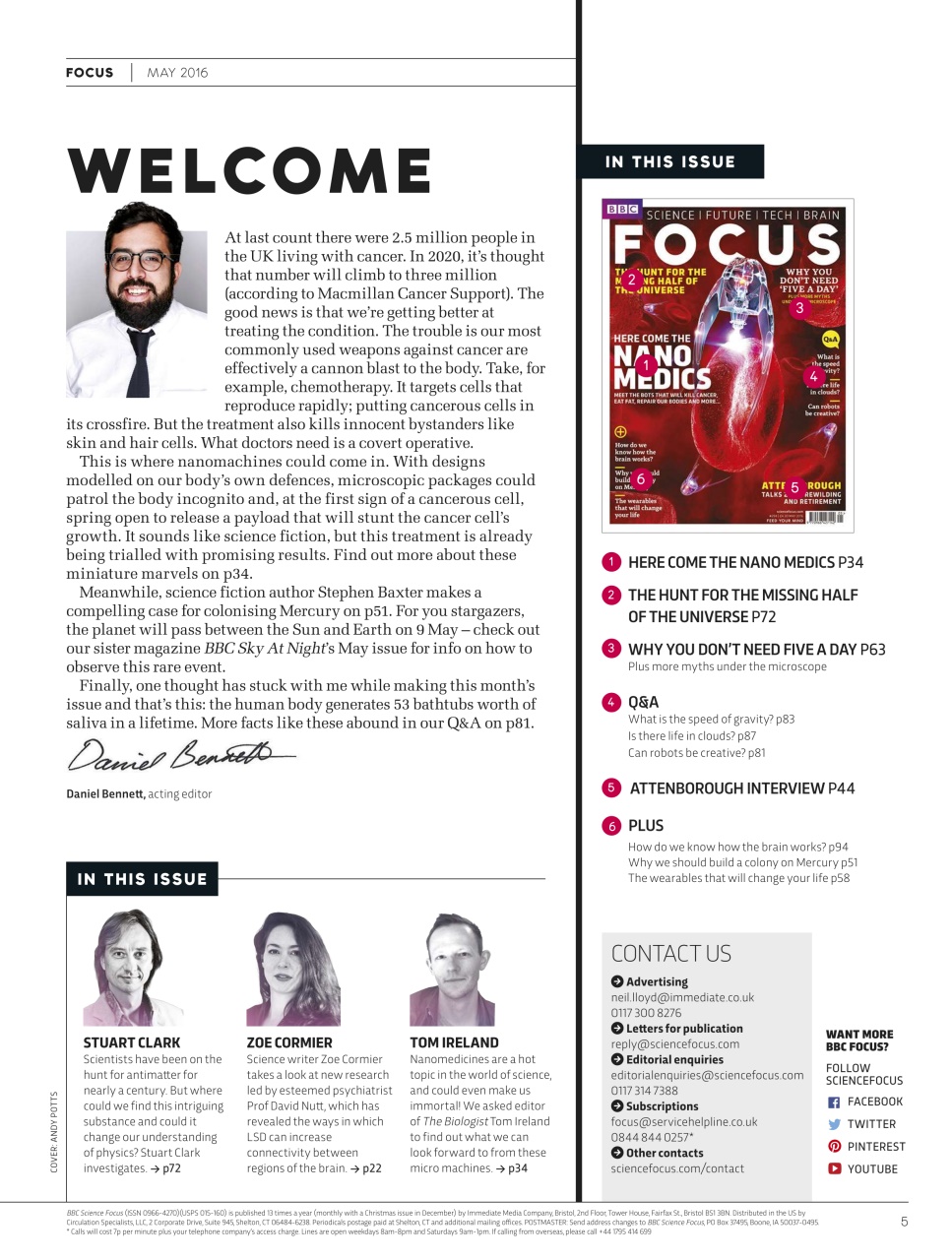 BBC Science Focus Magazine Preview Pages