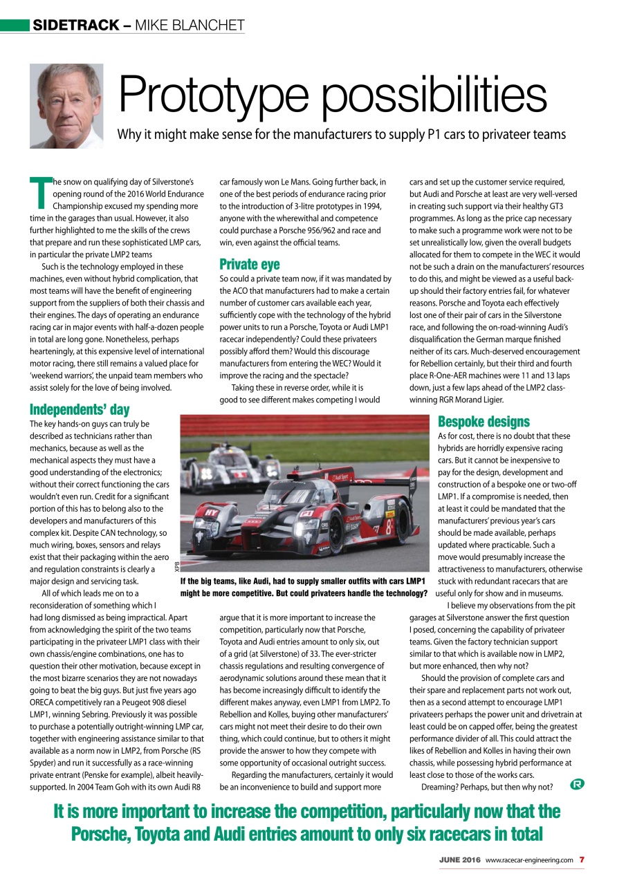 Racecar Engineering Preview Pages