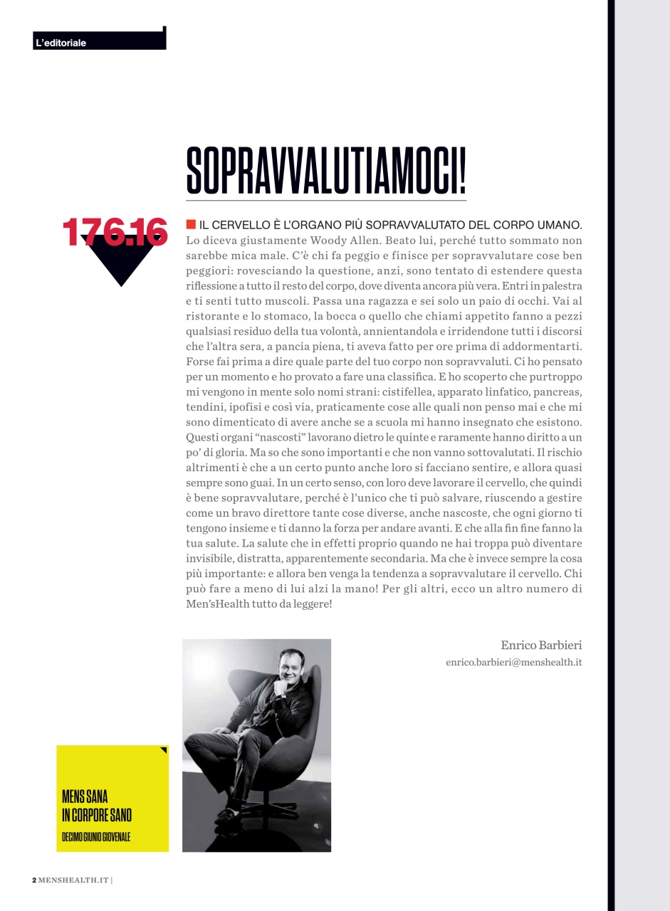 Men's Health Italia Preview Pages
