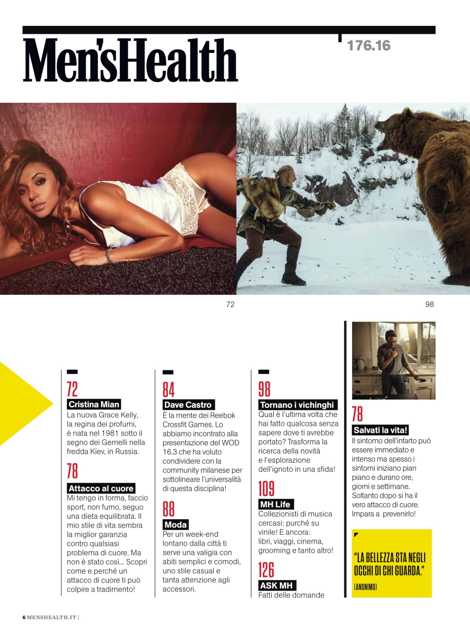 Men's Health Italia Preview Pages