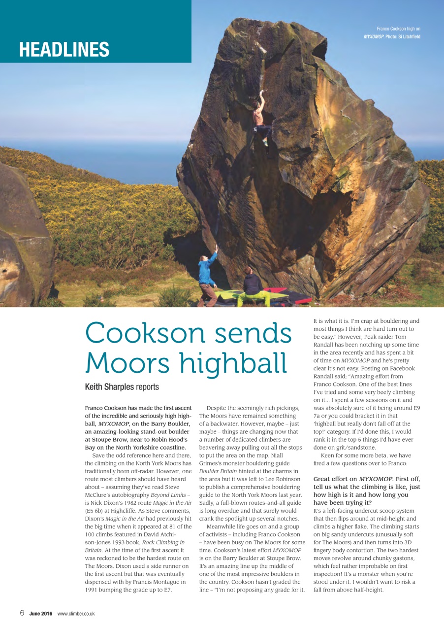 Climber Preview Pages