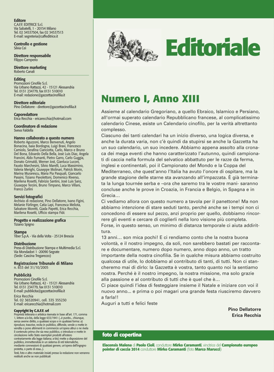 La Gazzetta Della Cinofilia Venatoria Preview Pages