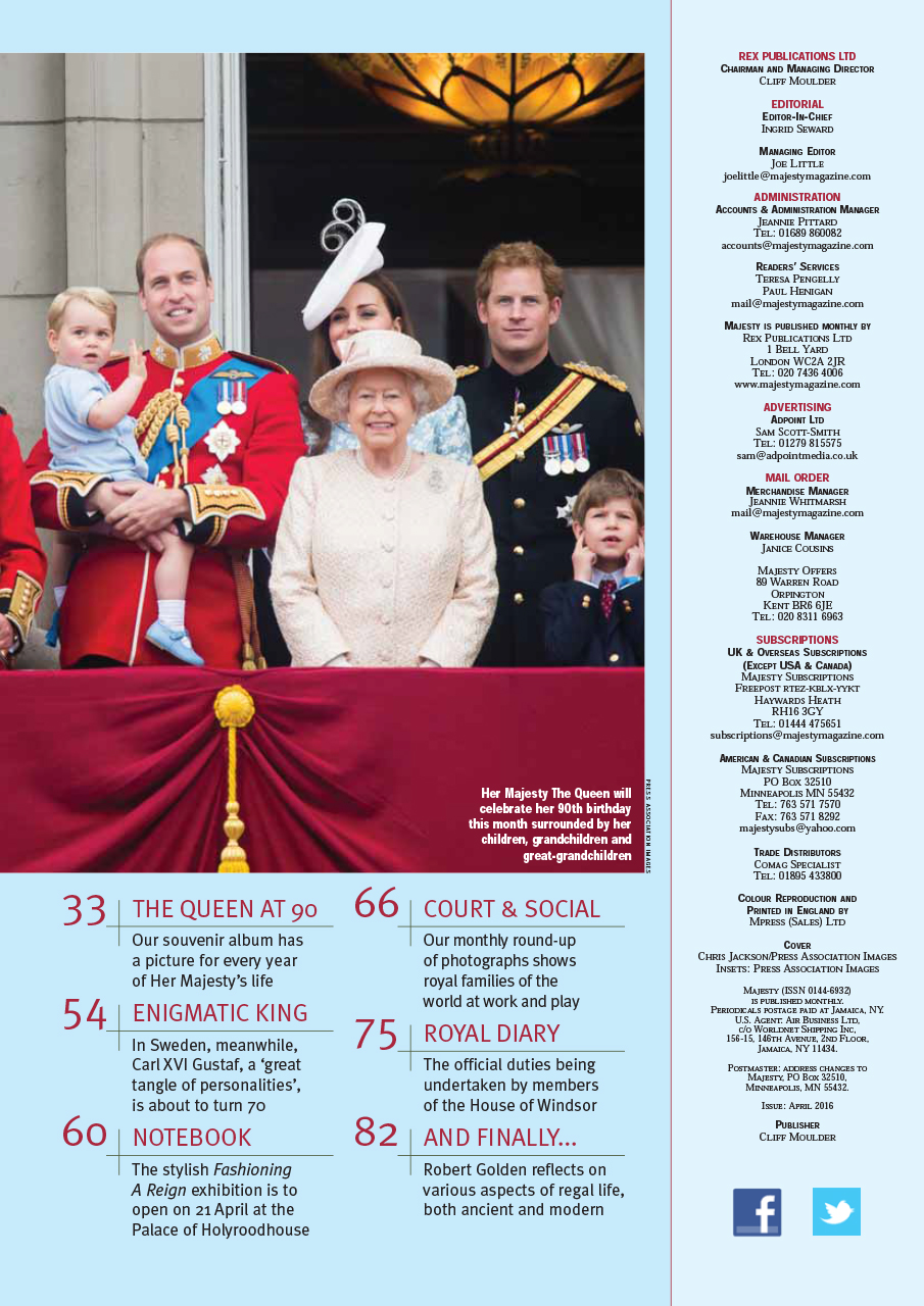 Majesty Magazine Preview Pages