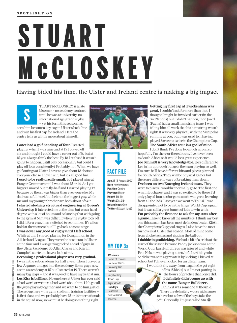 Rugby World Preview Pages