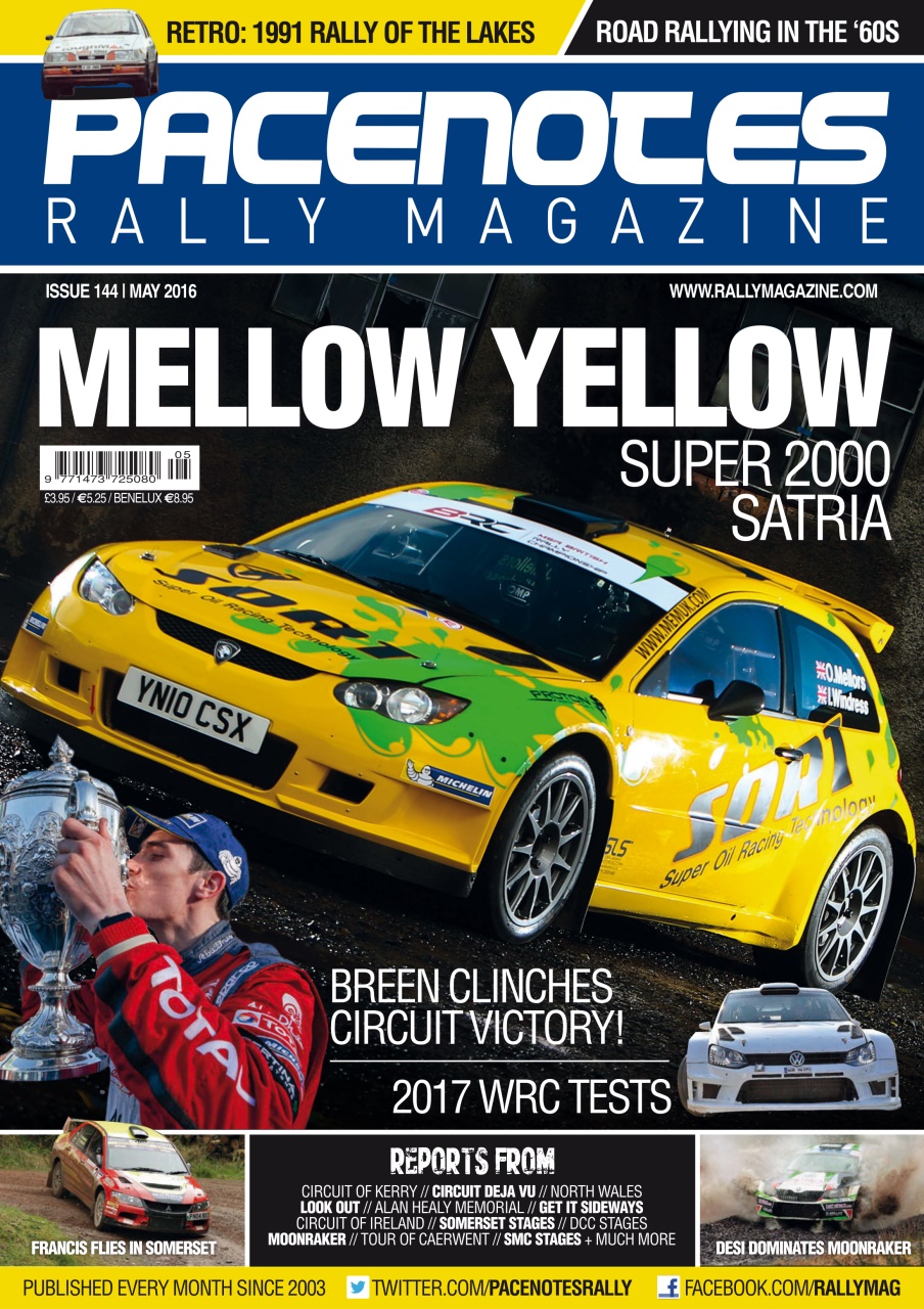 Pacenotes Rally magazine Preview Pages