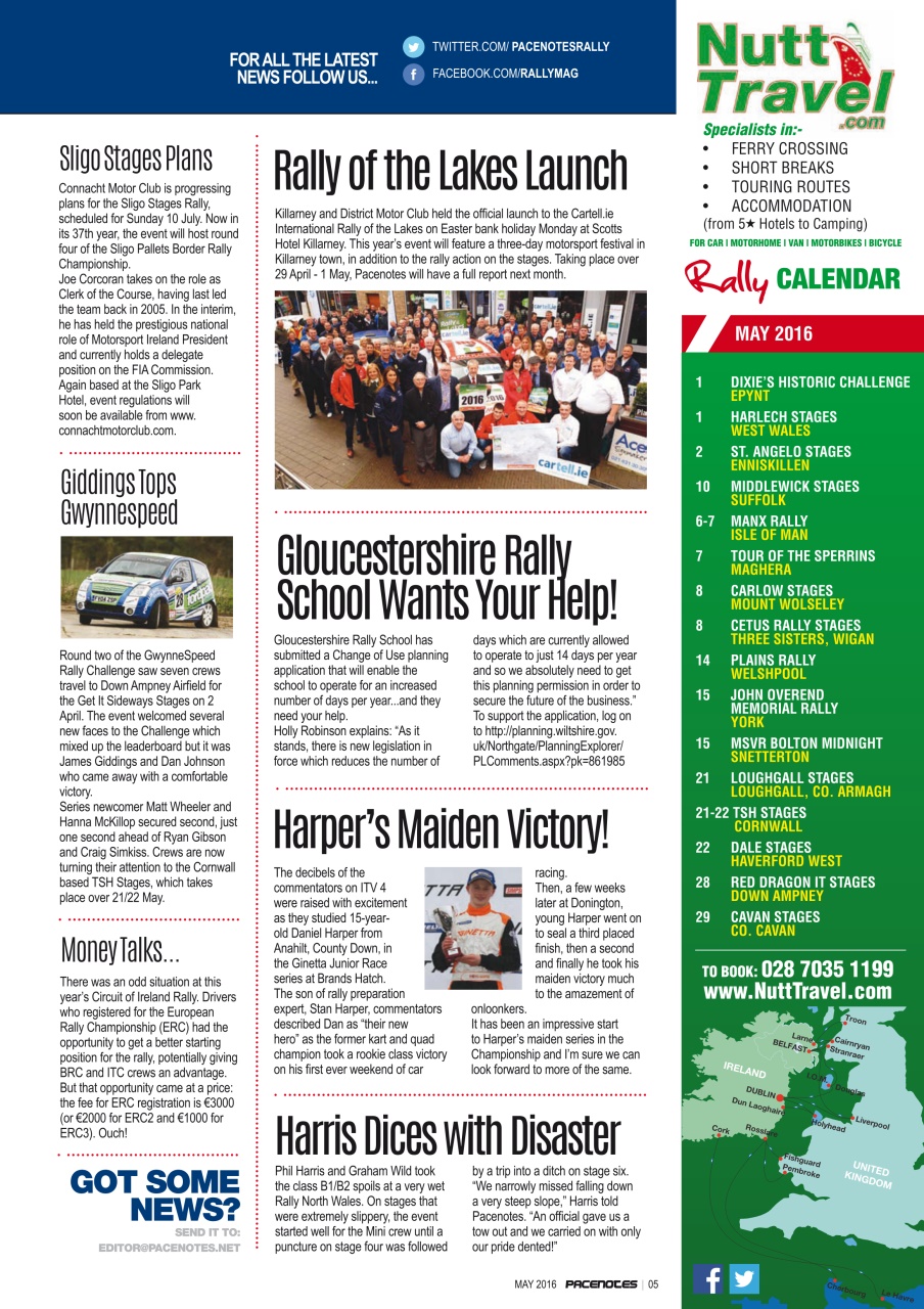 Pacenotes Rally magazine Preview Pages