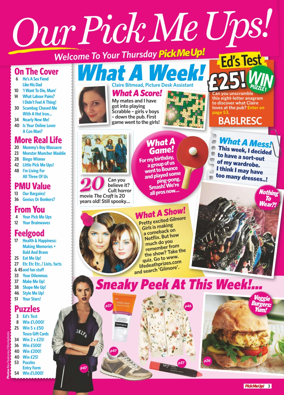 Pick Me Up Preview Pages