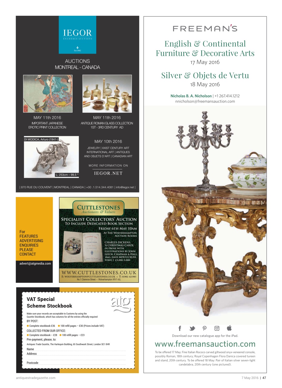 Antiques Trade Gazette Preview Pages