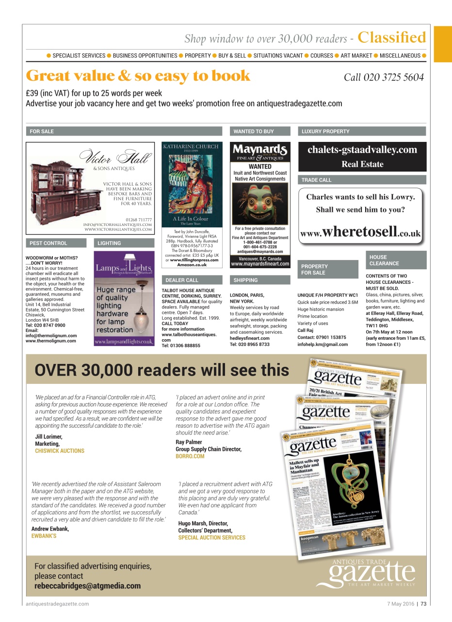 Antiques Trade Gazette Preview Pages