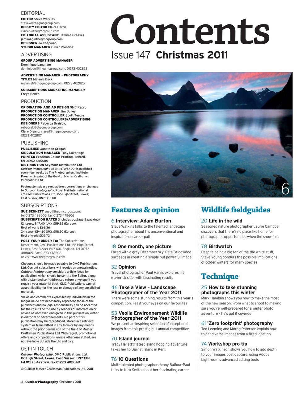 Outdoor Photography Preview Pages