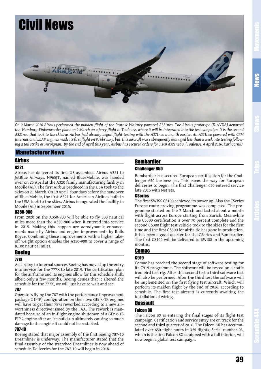 Scramble Magazine Preview Pages