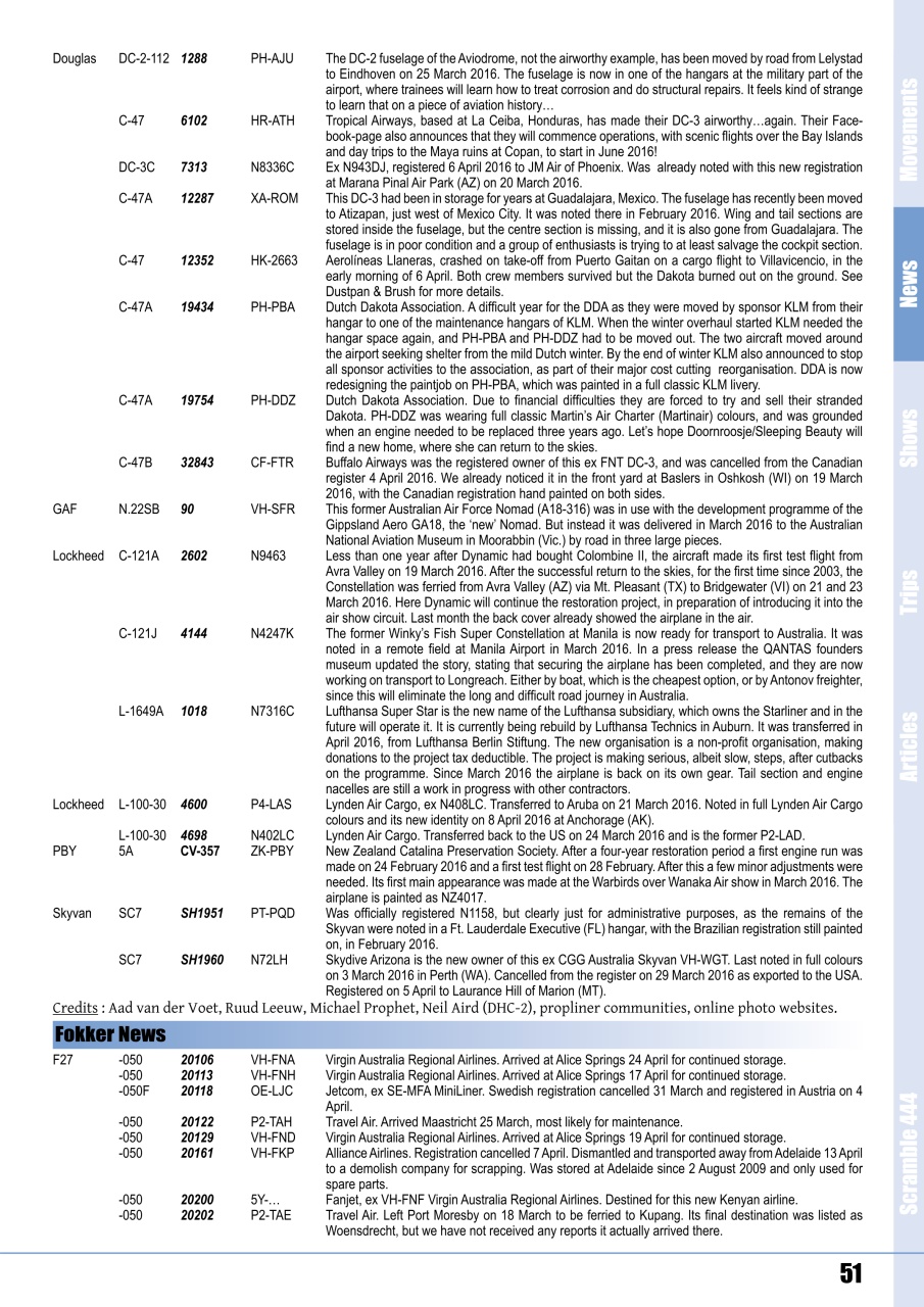 Scramble Magazine Preview Pages