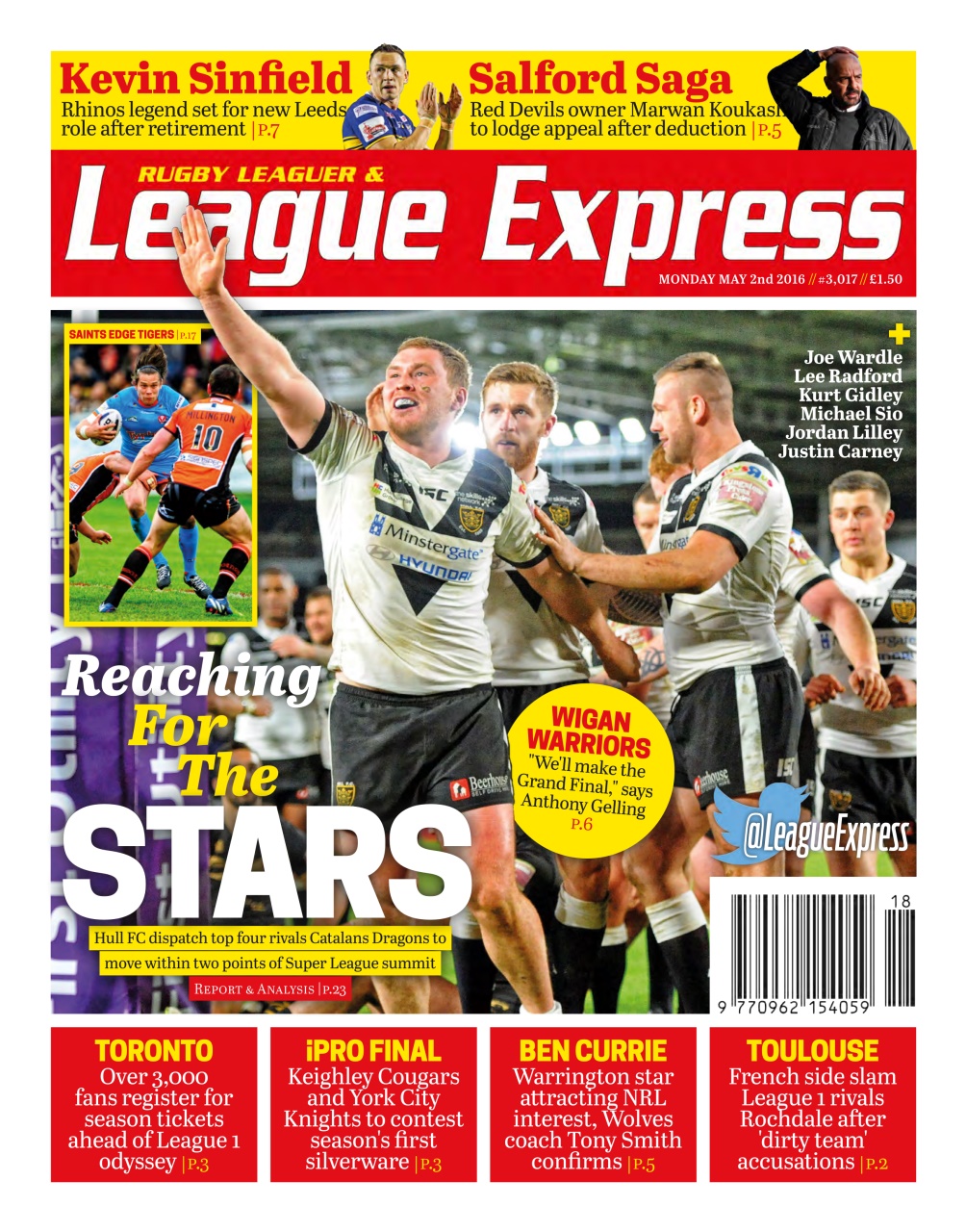 League Express Preview Pages