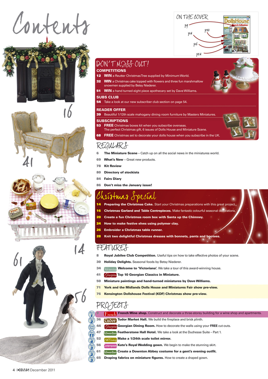 Dolls House and Miniature Scene Preview Pages