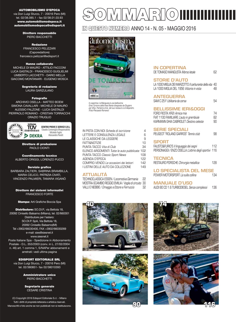 Automobilismo d'Epoca Preview Pages