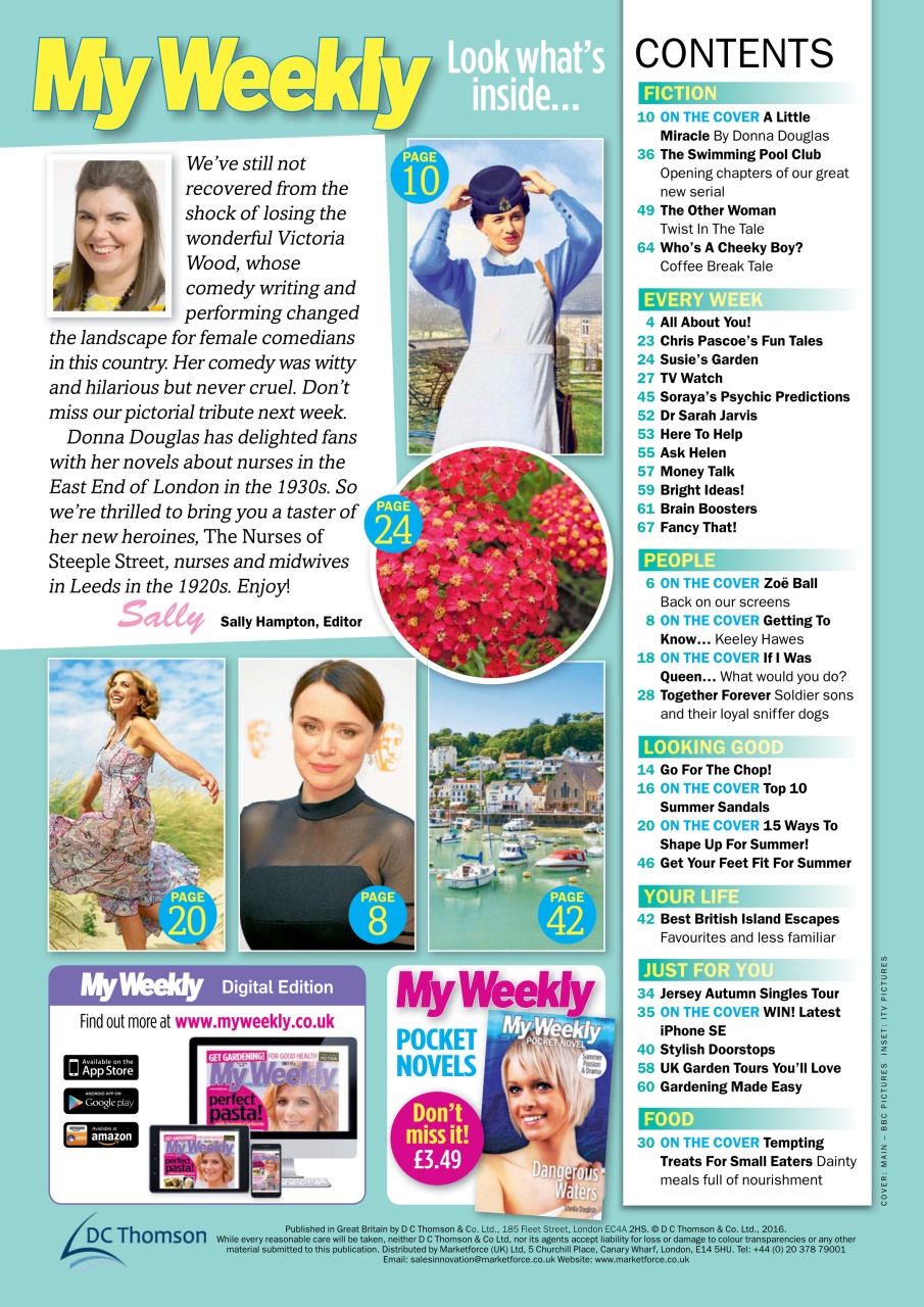 My Weekly Preview Pages