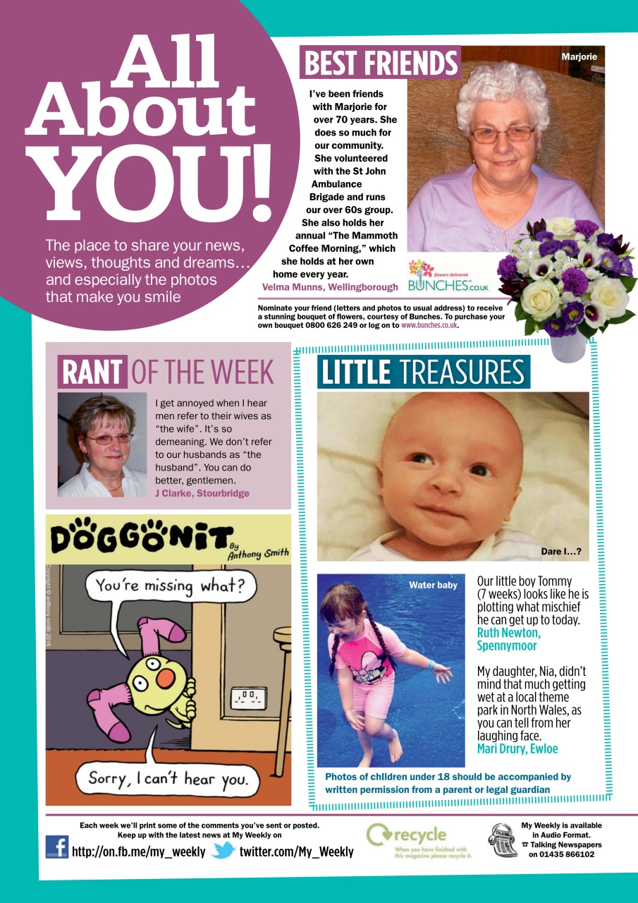 My Weekly Preview Pages