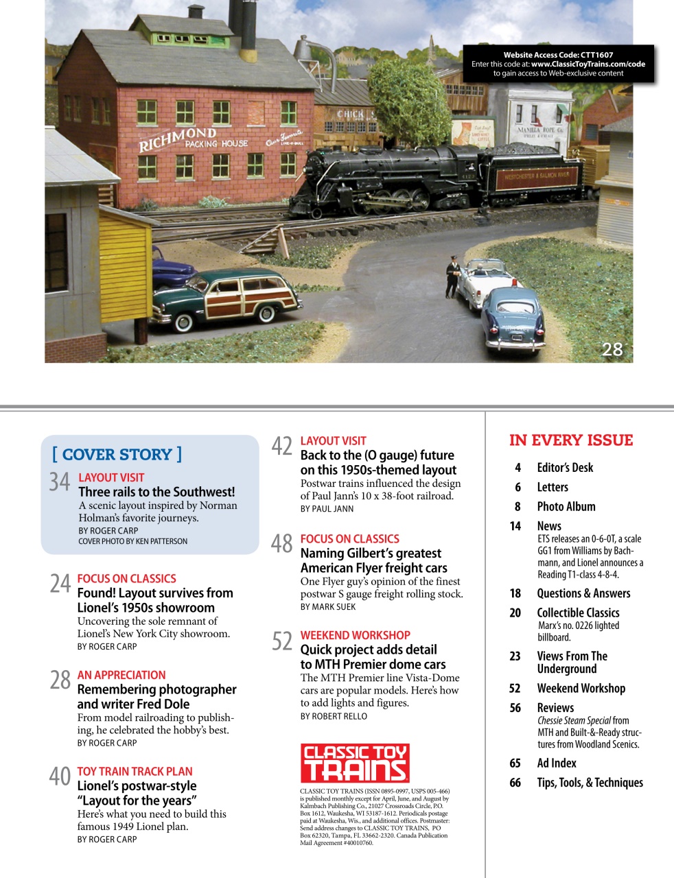 Classic Toy Trains Preview Pages