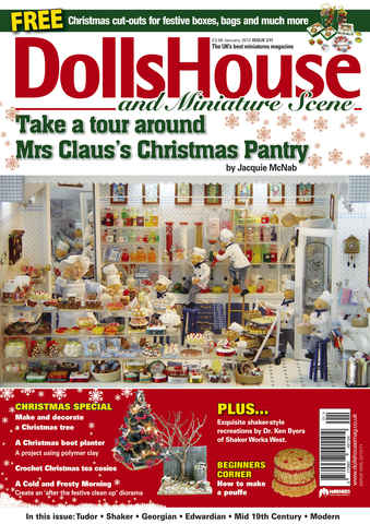 Dolls House and Miniature Scene issue DHMS January 2012 (Iss 211)