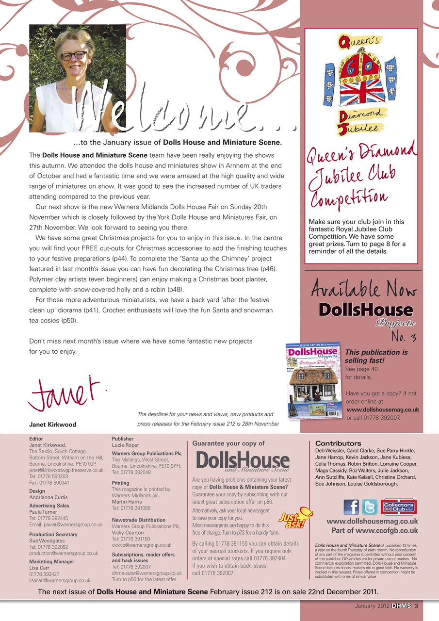 Dolls House and Miniature Scene Preview Pages