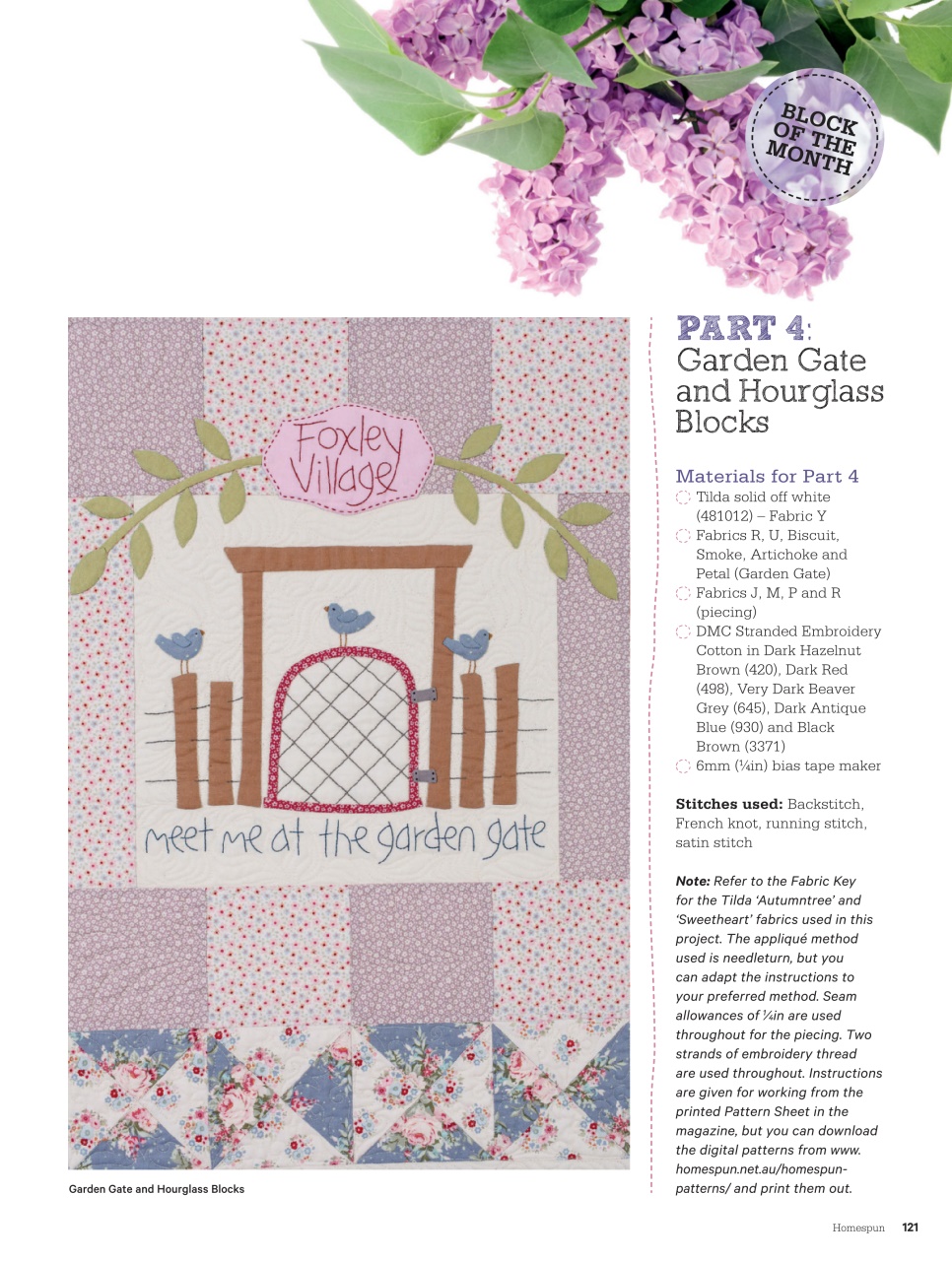 Homespun Preview Pages