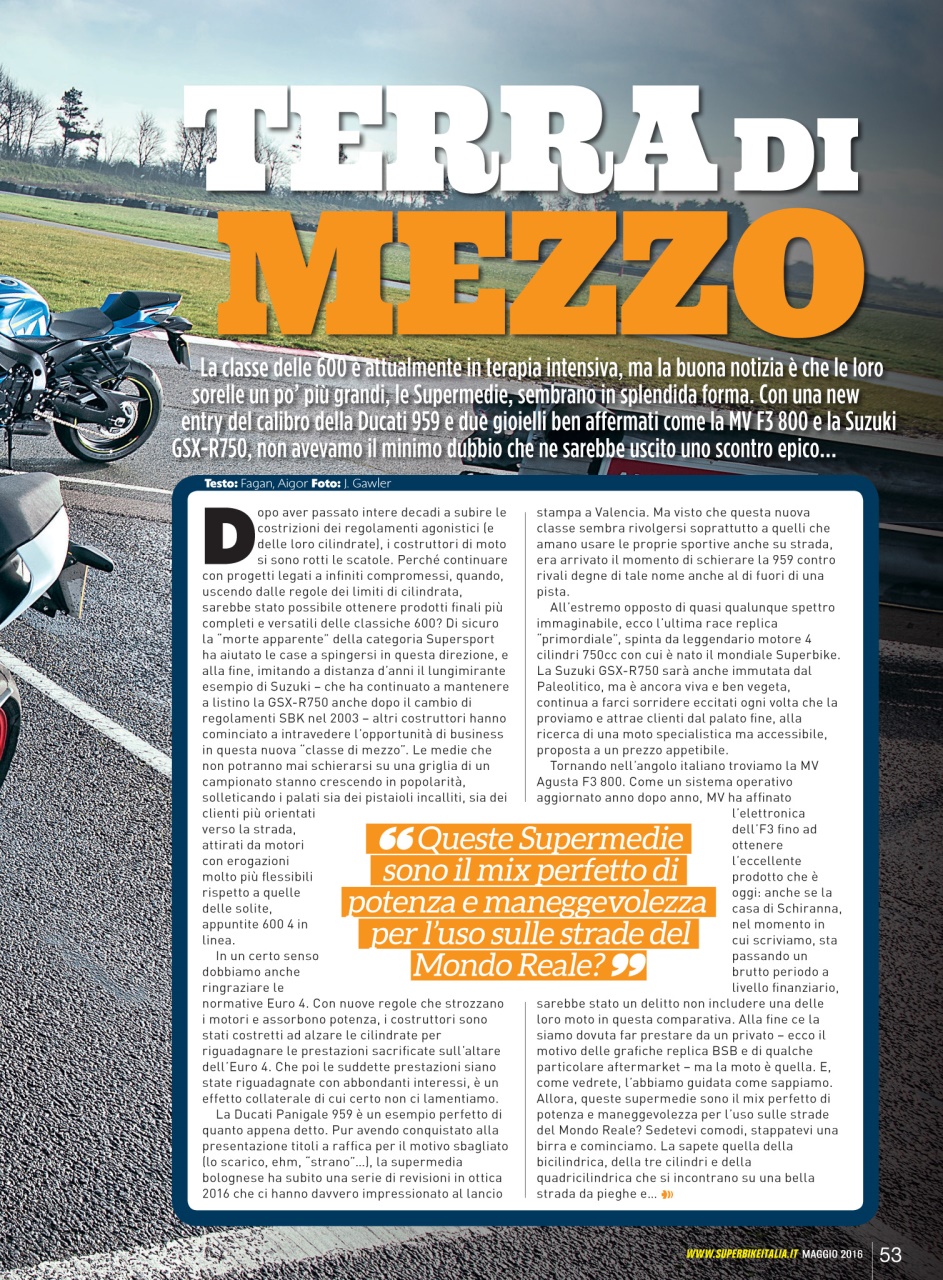 Superbike Italia Preview Pages