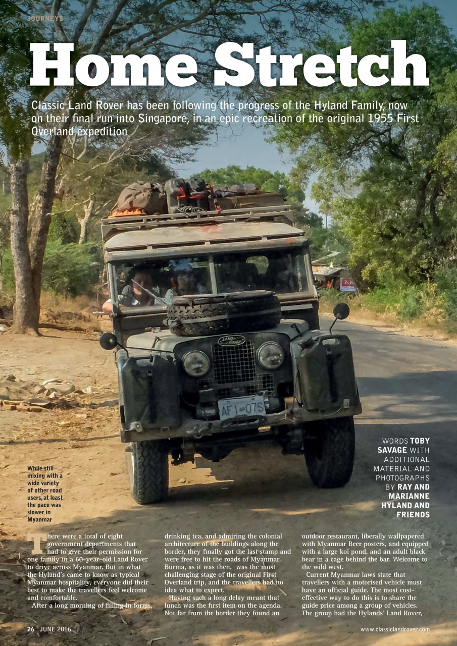 Classic Land Rover Magazine Preview Pages