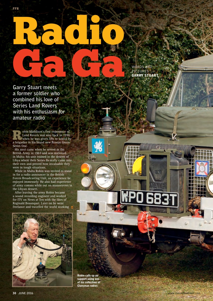 Classic Land Rover Magazine Preview Pages
