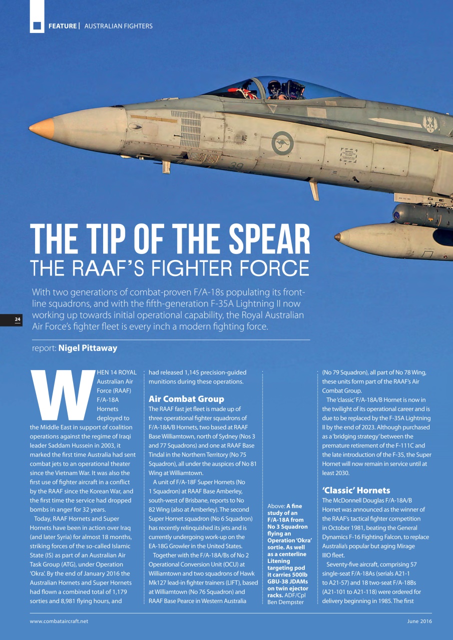 Combat Aircraft Journal Preview Pages