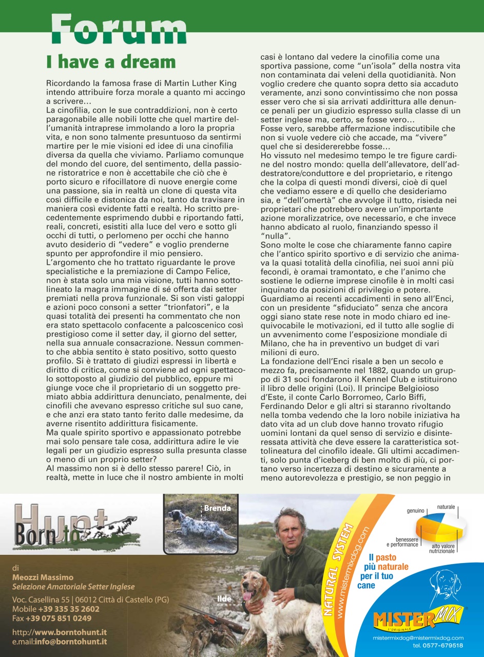 La Gazzetta Della Cinofilia Venatoria Preview Pages